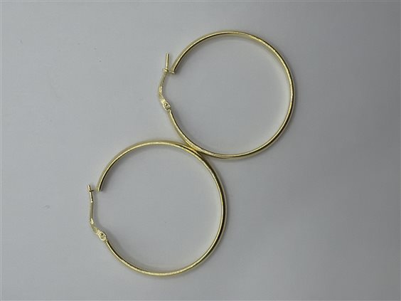 Orecchini Domar Donna Cerchi argento 925 lisci in Argento ORAR-456-280 - ORAR-456-280